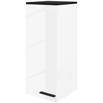 HOMCOM Dulap de Baie de Perete, Mobilier de Baie cu 3 Rafturi si Polite Reglabile, 30x32x73 cm, Alb | Aosom Romania a68a imagine