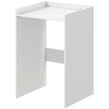 HOMCOM Dulap de baie pentru nisa cu raft deschis, dulap pentru baie, ideal pentru spatii mici, 64 x 60 x 97,5 cm, Alb | Aosom Romania fca0 imagine