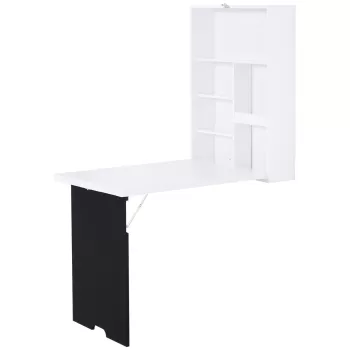HomCom dulap de perete cu masa pliabila, 60x88.5x146.5cm | AOSOM RO 6717 imagine