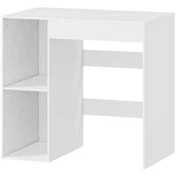 HOMCOM Dulap deasupra masinii de spalat, organizator de baie deasupra toaletei cu rafturi deschise pentru camera de spalare, Alb | Aosom Romania 793e imagine