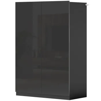HOMCOM Dulap pentru incaltaminte in 5 trepte pentru 20 perechi, polite reglabile, pentru hol, Negru | Aosom Romania 9650 imagine