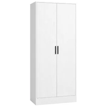HOMCOM Dulap Subtire 37 cm Con Bara pentru Umerase E Rafturi | Aosom Romania b4af imagine