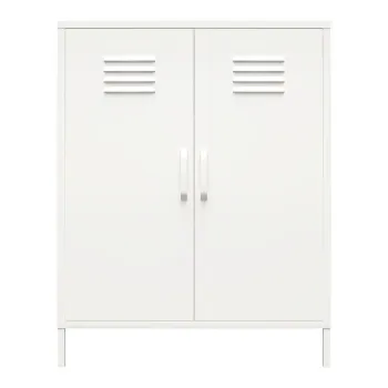 Dulap alb din metal 40x102x80 cm Mission District - Storaa b1f1 imagine