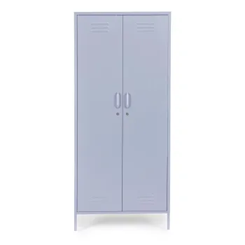 Dulap albastru deschis din metal cu incuietoare 80x185x50 cm Cambridge - Yes Everyday d111 imagine