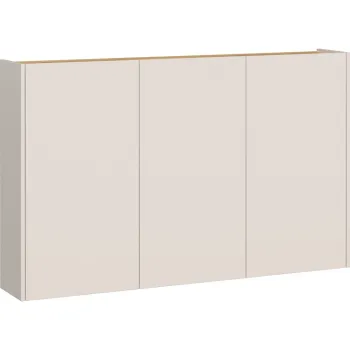 Dulap crem cu aspect de lemn de stejar 138x87x25 cm Libbiano aEURGermania d76c imagine