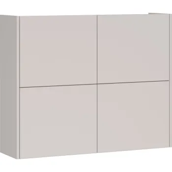 Dulap crem cu aspect mat suspendat 97x79x27 cm Binetto - Germania c595 imagine