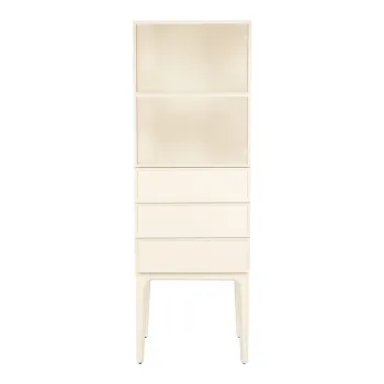 Dulap crem din lemn de stejar 60x180x45 cm June - Zuiver 7afd imagine