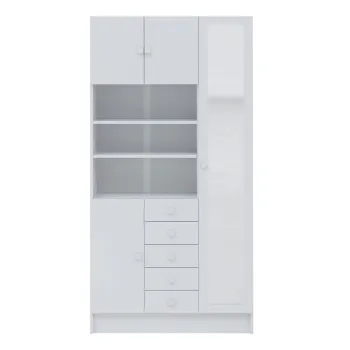Dulap de baie alb 90x182 cm Combi - TemaHome 4ef1 imagine