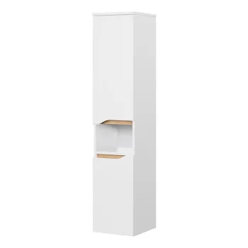 Dulap de baie alb inalt/suspendat 30x141 cm Set 857 - Pelipal e587 imagine