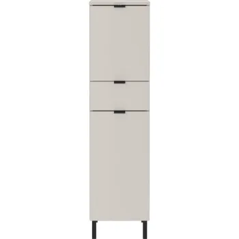 Dulap de baie crem inalt/ingust 30x120 cm Arcena - Germania a738 imagine