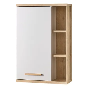 Dulap de baie crem suspendat cu aspect de lemn de stejar 50,5x74,5 cm Quickset 966 - Pelipal 492e imagine
