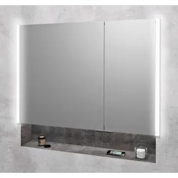Dulap de baie gri 85,5x70 cm Integra - Sapho 204a imagine