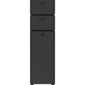 Dulap de baie gri antracit inalt 34x117 cm Modesto - Germania 034b imagine
