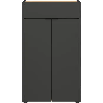 Dulap de baie gri antracit inalt 60x98 cm Forano - Germania da75 imagine