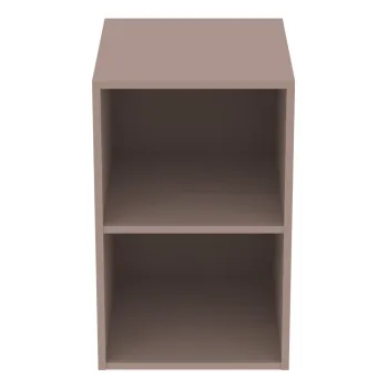 Dulap de baie gri/bej scund/suspendat 40x63 cm i.Life B - Ideal Standard 830f imagine