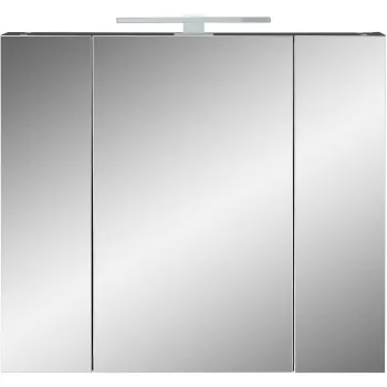Dulap de baie gri inchis cu oglinda 76x71 cm - Germania 35d2 imagine