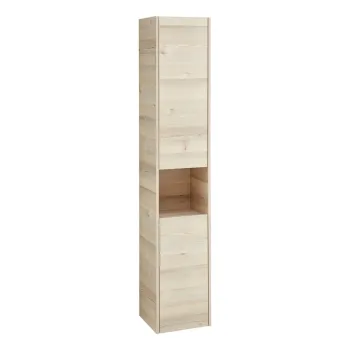 Dulap de baie in culoare naturala cu aspect de lemn de pin 185,5x35 cm Quickset 393 - Pelipal 8f30 imagine