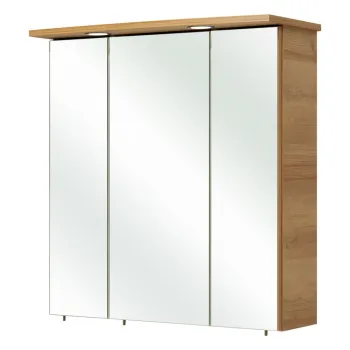 Dulap de baie in culoare naturala cu aspect de lemn de stejar 72x65 cm Quickset 318 - Pelipal 6849 imagine