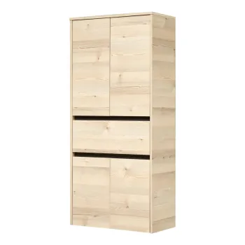 Dulap de baie in culoare naturala inalt/suspendat cu aspect de lemn de pin 146x67 cm Quickset 393 - Pelipal 3479 imagine