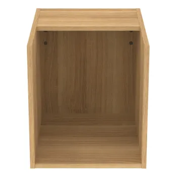 Dulap de baie in culoare naturala scund/suspendat cu aspect de lemn de stejar 40x44 cm i.Life B - Ideal Standard 9665 imagine