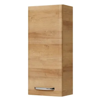 Dulap de baie in culoare naturala suspendat cu aspect de lemn de stejar 70x30 cm Quickset 318 - Pelipal b05e imagine