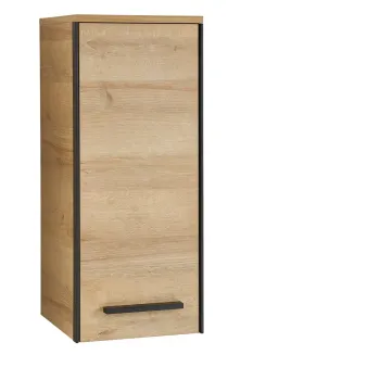 Dulap de baie in culoare naturala suspendat cu aspect de lemn de stejar 70x30 cm Quickset 395 - Pelipal 78cd imagine