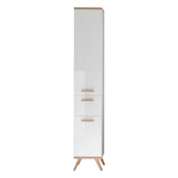 Dulap de baie inalt alb 36x205 cm Set 923 - Pelipal 5f38 imagine