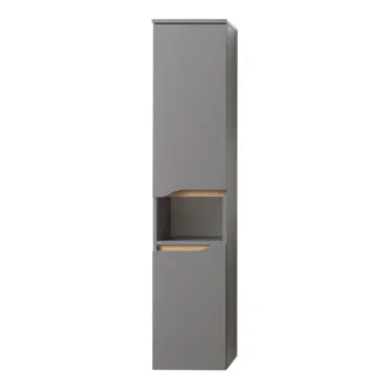 Dulap de baie inalt gri 30x141 cm Set 357 - Pelipal d87d imagine
