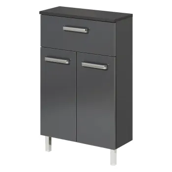 Dulap de baie joasa gri inchis 50x81 cm Set 311 - Pelipal 511c imagine