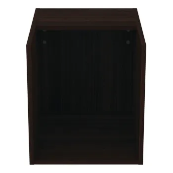 Dulap de baie maro inchis scund/suspendat cu aspect de lemn de stejar 40x44 cm i.Life B - Ideal Standard 7bbf imagine