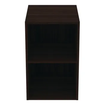 Dulap de baie maro inchis scund/suspendat cu aspect de lemn de stejar 40x63 cm i.Life B - Ideal Standard f4fe imagine