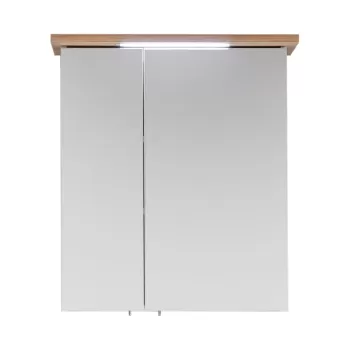 Dulap de baie suspendat alb cu oglinda 60x72 cm Set 923 - Pelipal f66f imagine