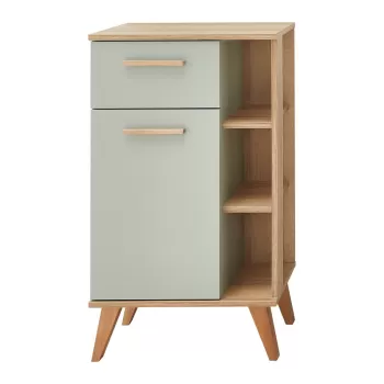 Dulap de baie verde cu aspect de lemn de stejar 51x90 cm Set 923 - Pelipal 22a7 imagine