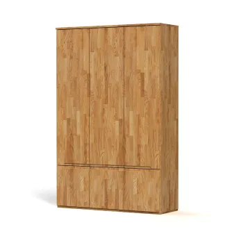 Dulap de stejar 135x206 cm Vento 3 - The Beds d938 imagine
