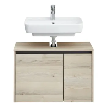 Dulap fara chiuveta in culoare naturala suspendat cu aspect de lemn de pin 53x80 cm Quickset 393 - Pelipal ef91 imagine