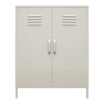 Dulap gri deschis din metal 79x100 cm Bradford - Storaa 72f5 imagine