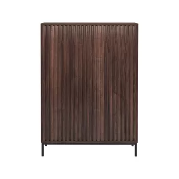 Dulap in culoare naturala cu aspect de lemn de nuc 80x110 cm Celine - Storaa 2c90 imagine