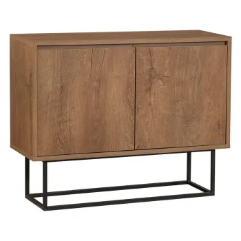 Dulap in culoare naturala cu aspect de lemn de nuc 90x72 cm Rodez - Kalune Design b9f7 imagine