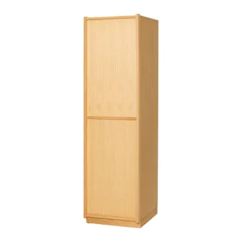 Dulap in culoare naturala cu aspect de lemn de stejar 50x181x55 cm Kura - Hubsch 24db imagine