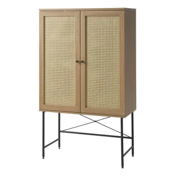 Dulap in culoare naturala cu aspect de lemn de stejar 80x135 cm Pensacola - Unique Furniture b6d5 imagine
