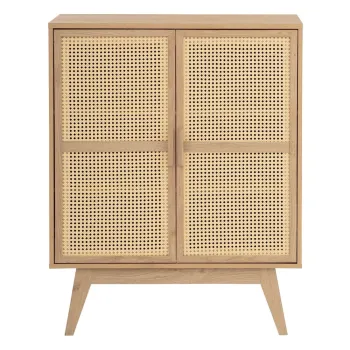 Dulap in culoare naturala cu aspect de lemn de stejar 87x110 cm Bridget - Storaa 9e04 imagine