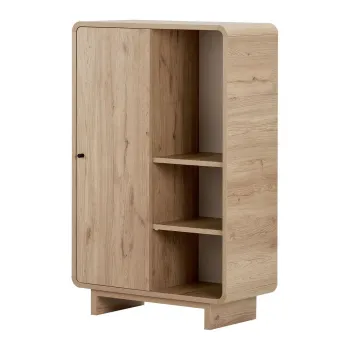 Dulap in culoare naturala deschisa cu aspect de lemn de stejar 70x110x34 cm Torina - Nordure e2c2 imagine