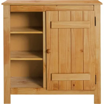 Dulap in culoare naturala din lemn de pin 90x90 cm Bertram - Storaa f599 imagine