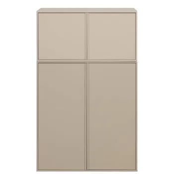 Dulap modular crem din lemn de pin 100x150 cm Daily - vtwonen da56 imagine