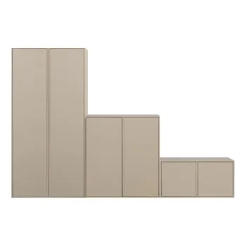 Dulap modular crem din lemn de pin 300x200 cm Daily - vtwonen 569a imagine