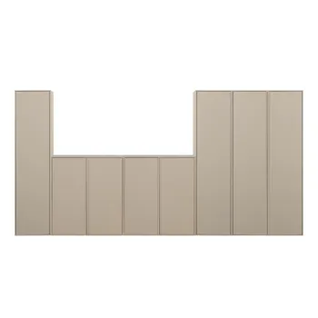 Dulap modular crem din lemn de pin 400x200 cm Daily - vtwonen 3053 imagine