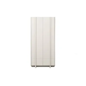 Dulap modular crem din lemn masiv de pin 101x210 cm Basu - WOOOD f171 imagine