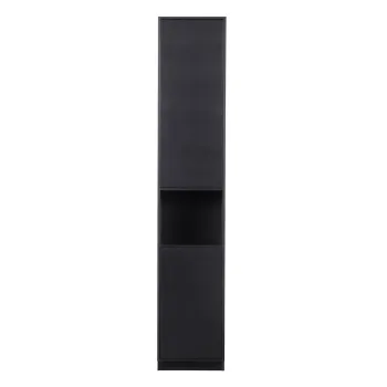 Dulap modular negru din lemn masiv de pin 40x210 cm Finca - WOOOD c4bc imagine