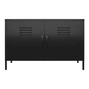 Dulap negru din metal 100x64x40 cm Mission District - Storaa 93b6 imagine
