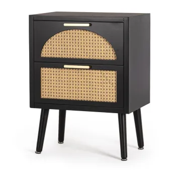Dulap negru/in culoare naturala 45x60x30 cm Josine - Yes Everyday 7338 imagine